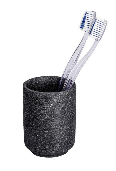 Wenko Zahnputzbecher Goa Neo Anthrazit 10 cm