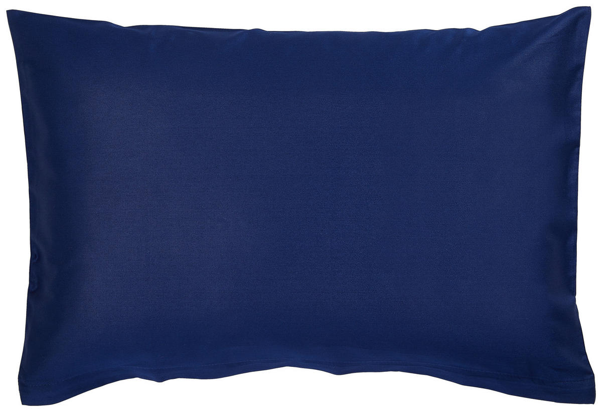 KOPFKISSENBEZUG Giacomo 40/60 cm  - Dunkelblau, Basics, Textil (40/60cm) - Janine