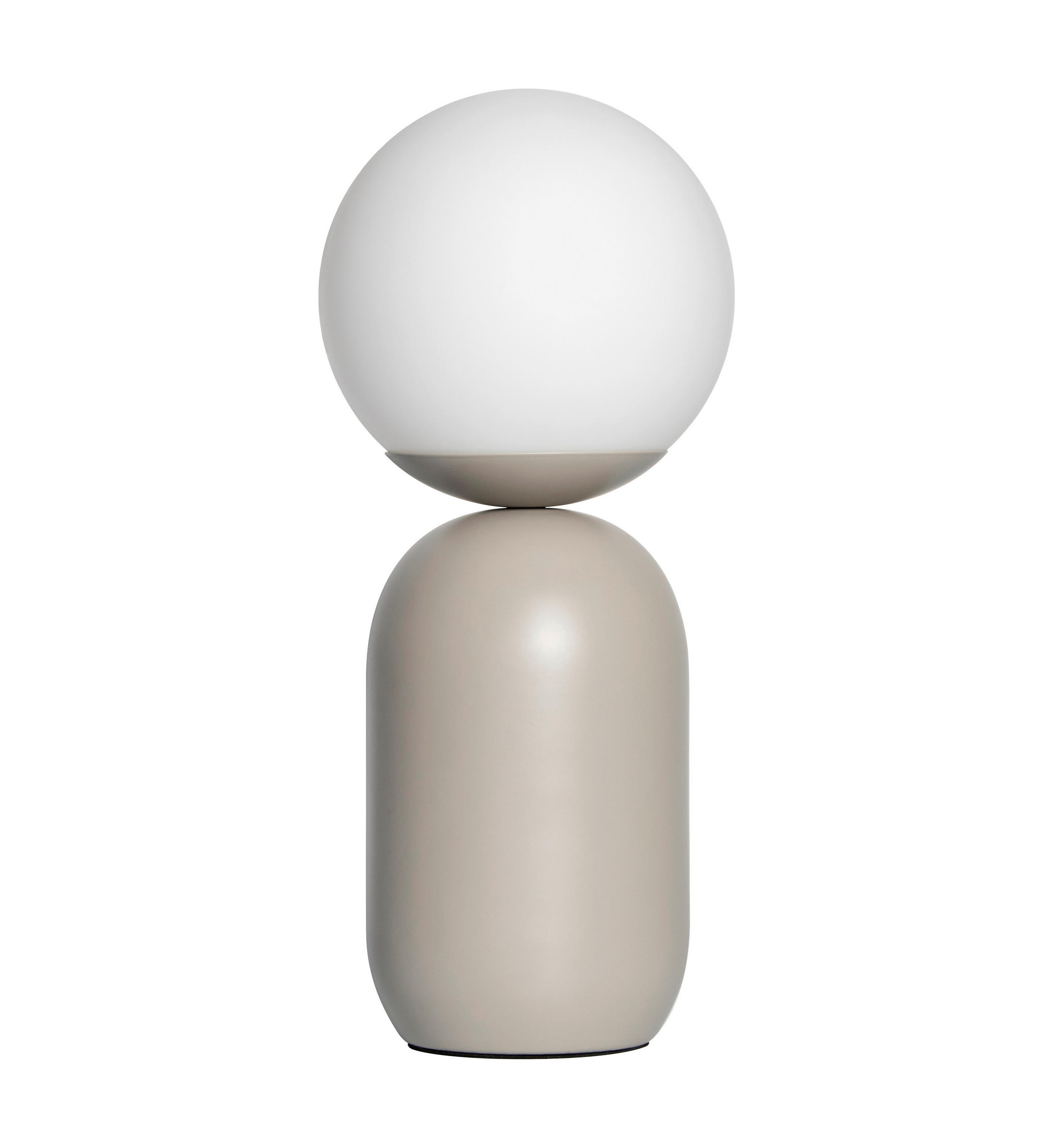 TISCHLEUCHTE NOTTI 15/35 cm   - Weiß/Grau, Design, Glas/Metall (15/35cm) - Nordlux