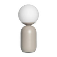 TISCHLEUCHTE NOTTI 15/35 cm   - Weiß/Grau, Design, Glas/Metall (15/35cm) - Nordlux