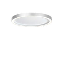 LED-DECKENLEUCHTE 55/4 cm    - Alufarben/Weiß, Design, Metall (55/4cm) - BOPP