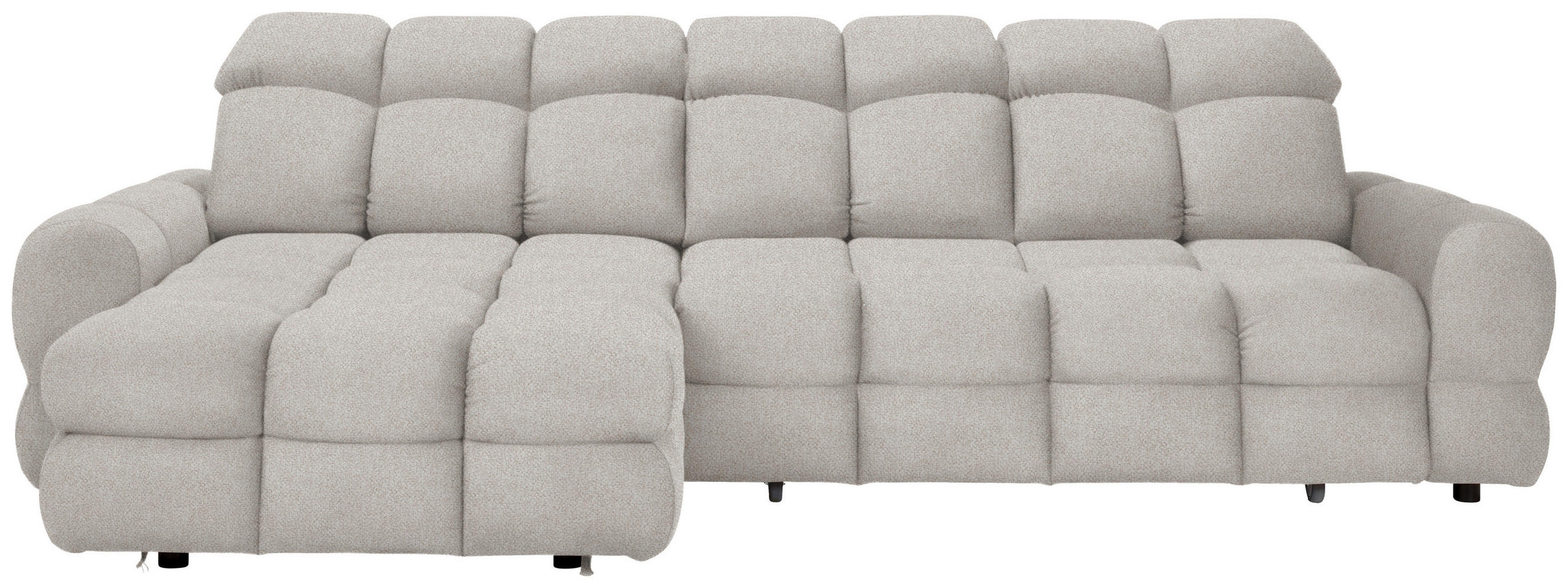 HÖRNSOFFA i velour beige  - beige/svart, Design, textil/plast (178/283cm) - Welnova