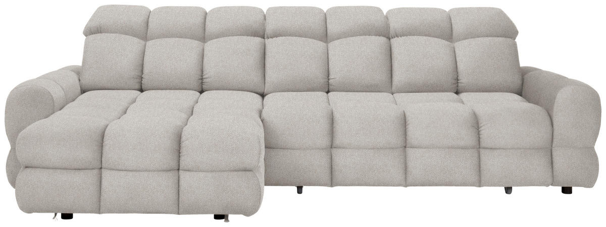 HÖRNSOFFA i velour beige  - beige/svart, Design, textil/plast (178/283cm) - Welnova