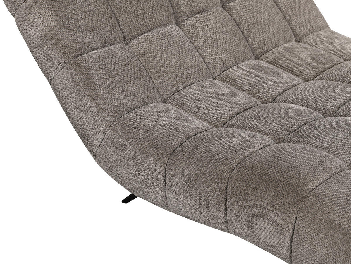 RELAXAČNÍ VÁLENDA, textil, šedá - šedá/černá, Design, kov/textil (118/83/168cm) - MID.YOU