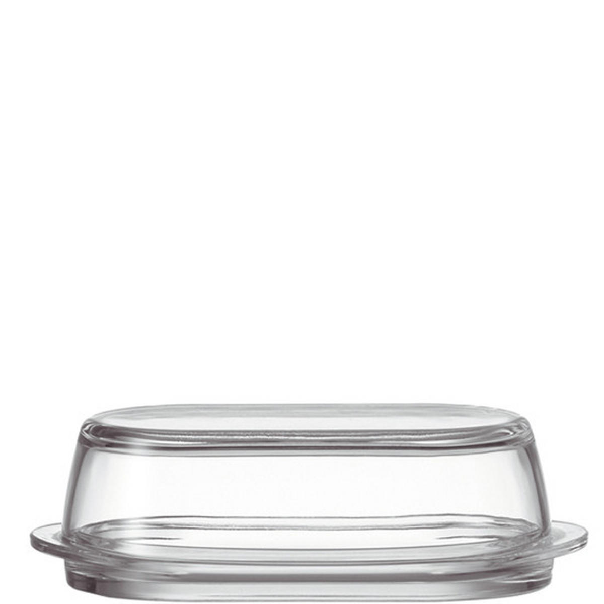 BUTTERDOSE Glas  - Transparent, Basics, Glas (21/6.2/10cm) - Leonardo