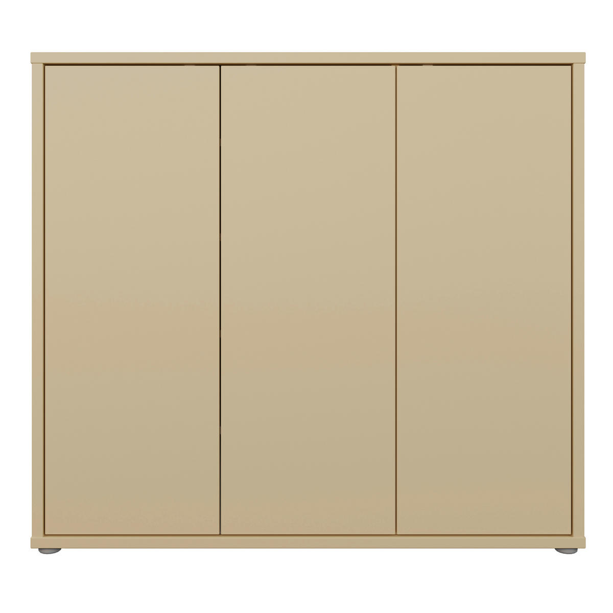 SCHUHSCHRANK Hellgelb  - Hellgelb/Grau, MODERN, Holzwerkstoff/Kunststoff (109,2/99,1/34,9cm) - Carryhome