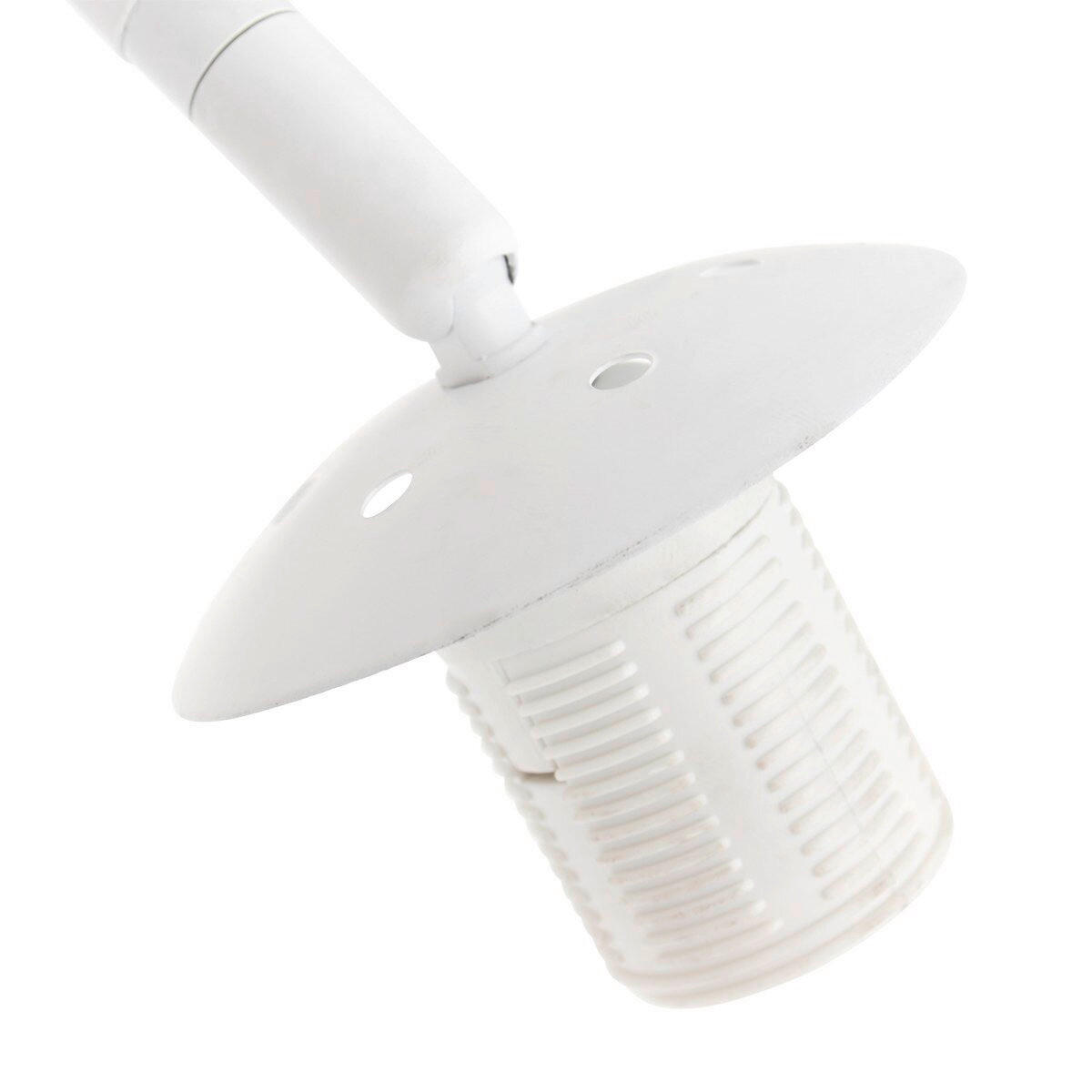 STEHLEUCHTE SPARKLED LIGHT 50/240/230 cm  - Beige/Weiß, Trend, Naturmaterialien/Metall (50/240/230cm)