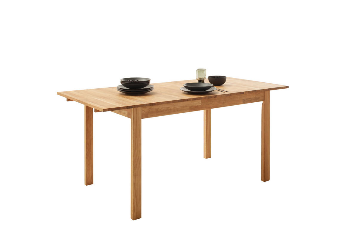 ESSTISCH in Holz 125/80/77 cm  - Wildeiche, KONVENTIONELL, Holz (125/80/77cm) - MID.YOU