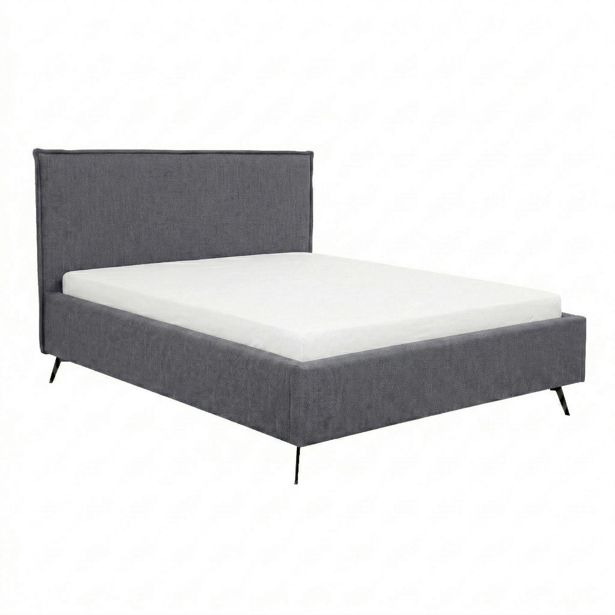 POLSTERBETT Anthrazit 200/200 cm  - Anthrazit, MODERN, Holz/Textil (200/200cm) - MID.YOU