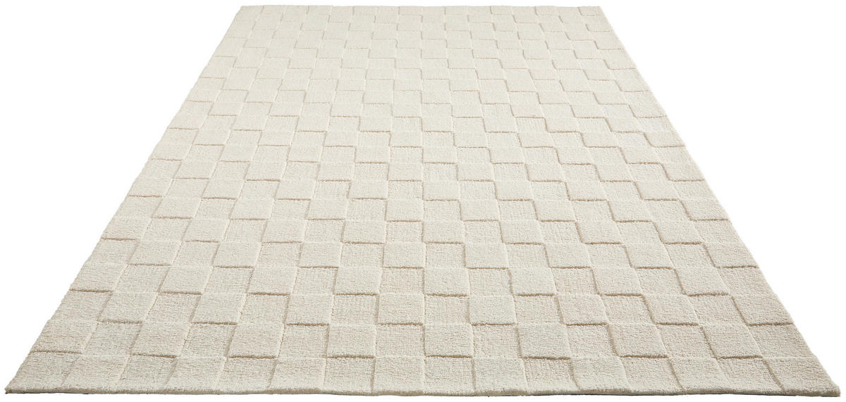 TUFTTEPPICH 160/230 cm Weiß rechteckig  - Weiß, Basics, Textil (160/230cm) - Novel