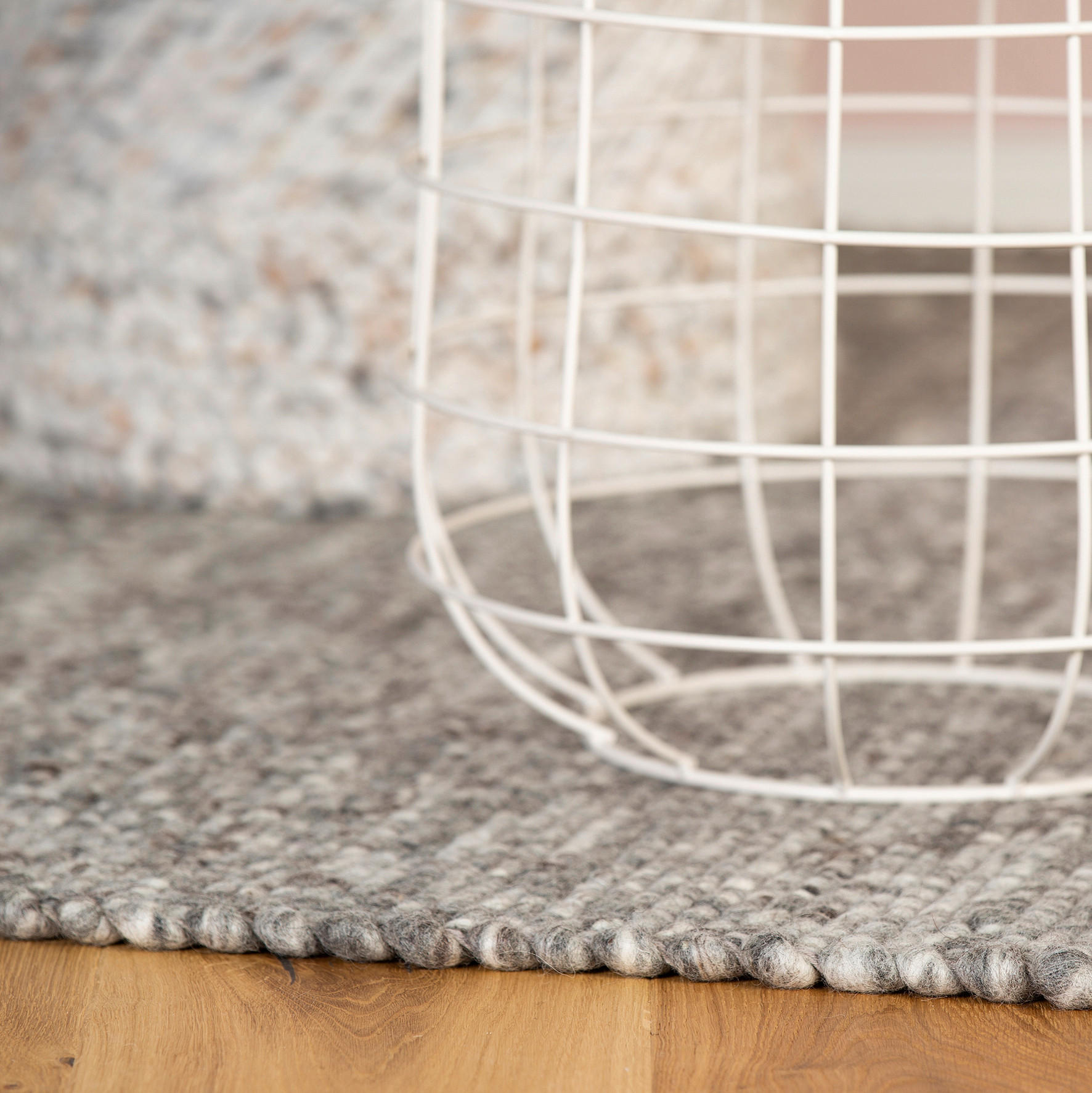 FLACHWEBETEPPICH 200/290 cm  - Silberfarben, Basics, Textil (200/290cm)