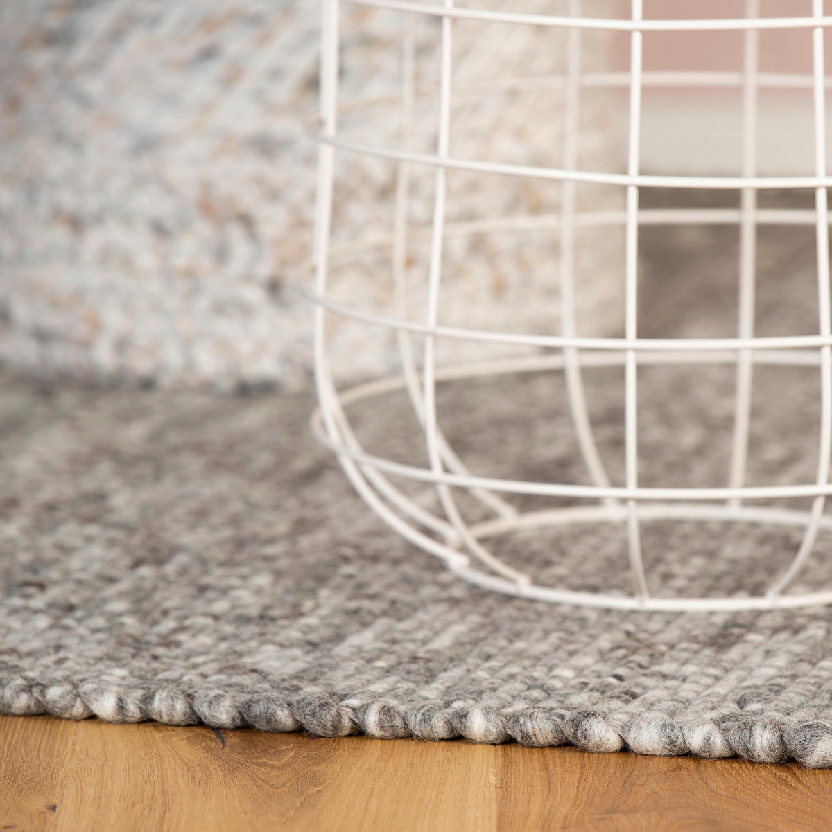 FLACHWEBETEPPICH 200/290 cm  - Silberfarben, Basics, Textil (200/290cm)
