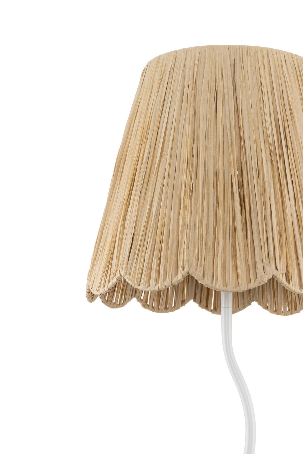 STEHLEUCHTE 40/155 cm    - Naturfarben/Weiß, KONVENTIONELL, Papier/Metall (40/155cm) - Collet's Monde