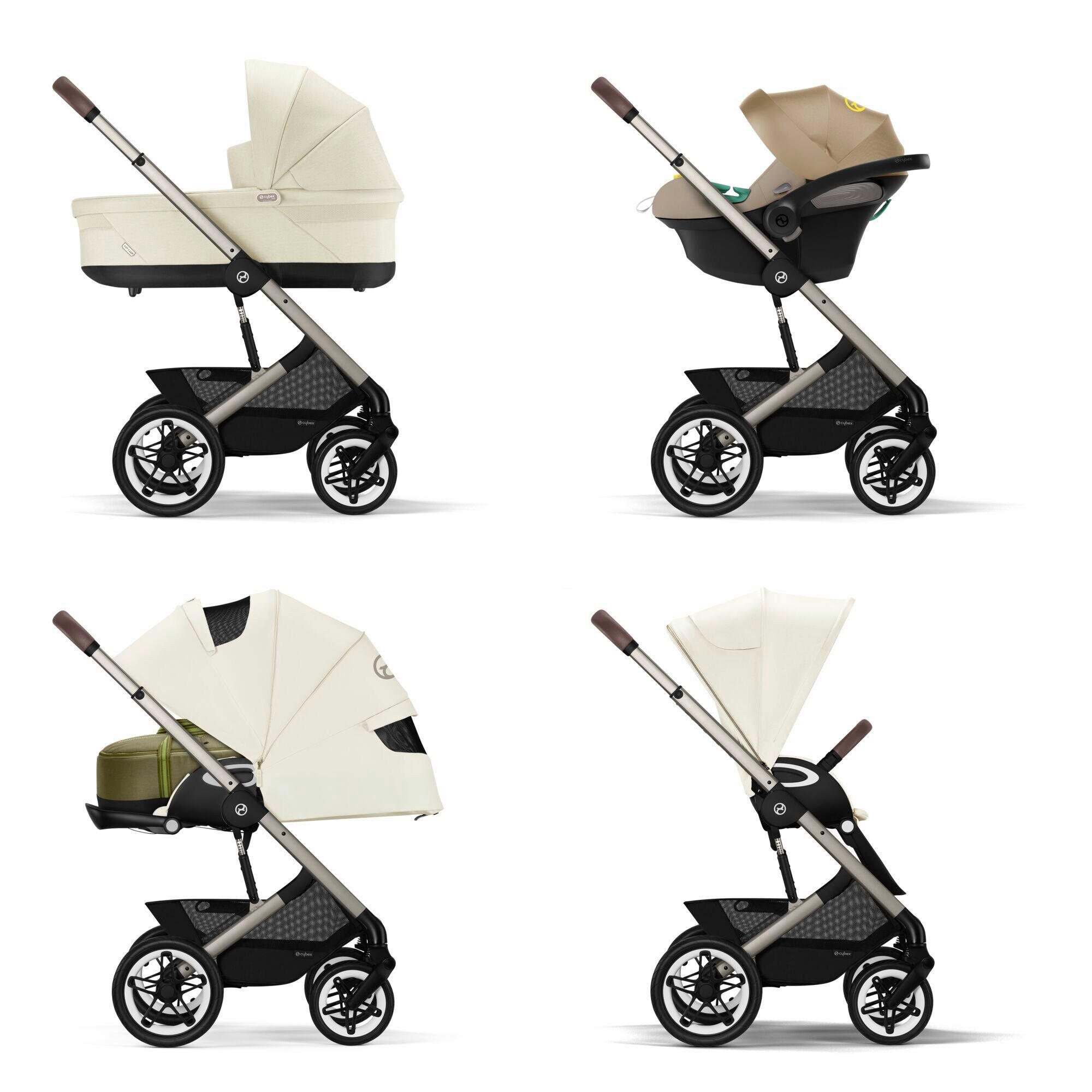 KINDERWAGEN Talos S Lux  - Taupe/Beige, Basics, Kunststoff/Metall (91/60,5/110cm) - Cybex