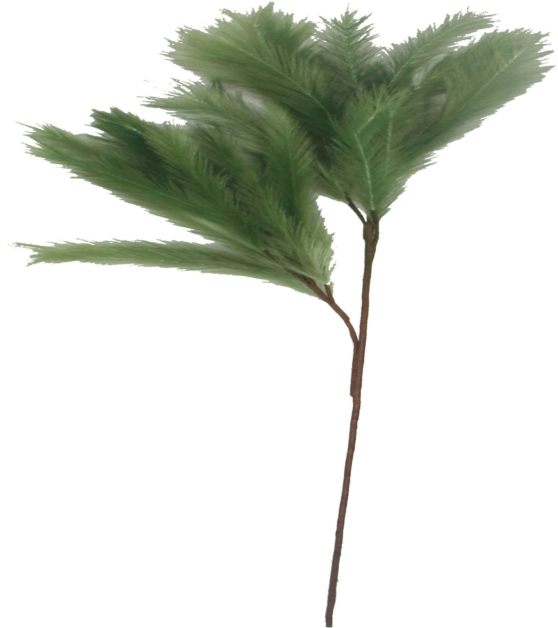 KUNSTBLUME - Braun/Grün, Basics, Papier/Kunststoff (110cm) - Ambia Home