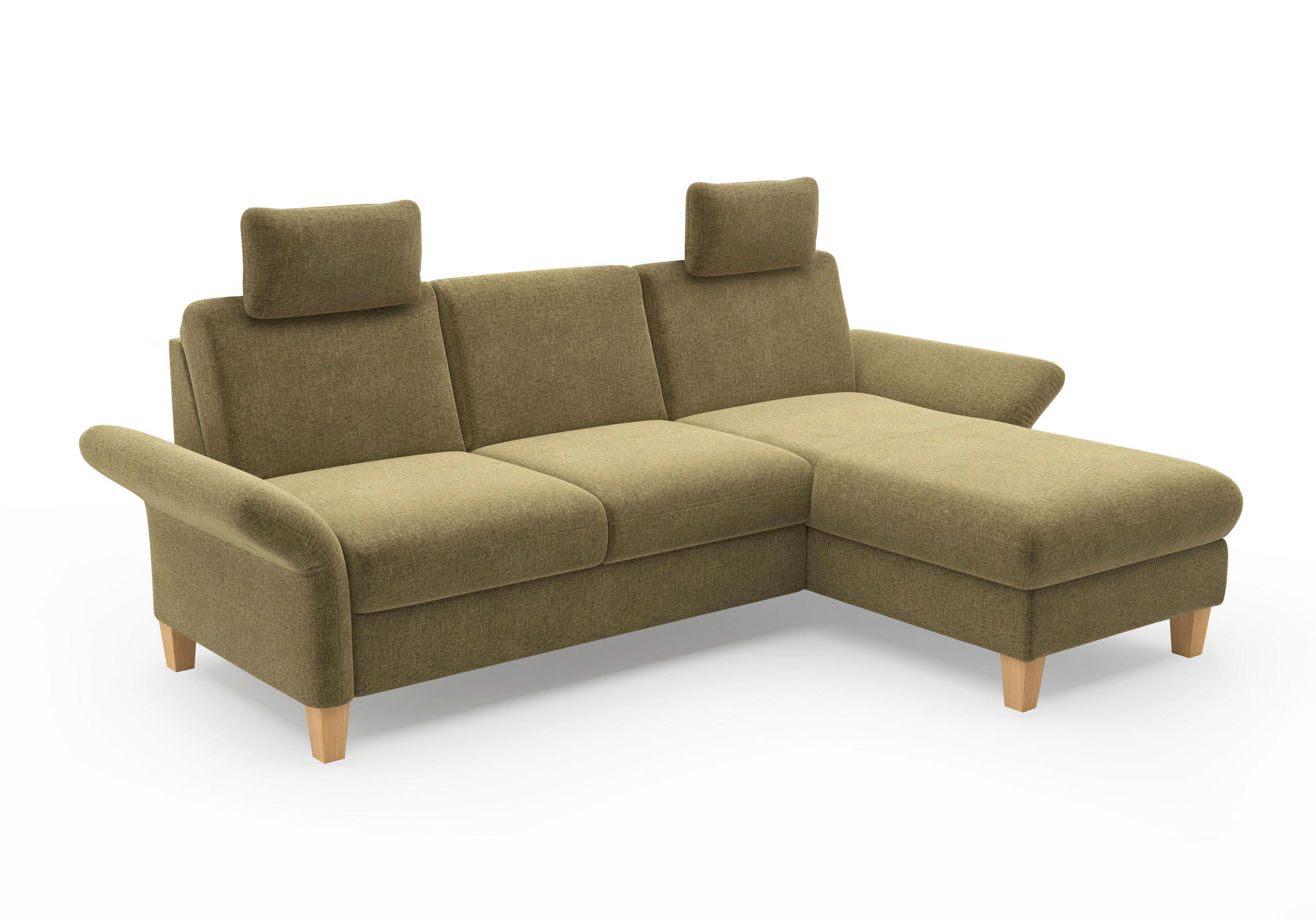 KOPFSTÜTZE - Olivgrün, KONVENTIONELL, Textil (50/25/12cm) - Sit & More