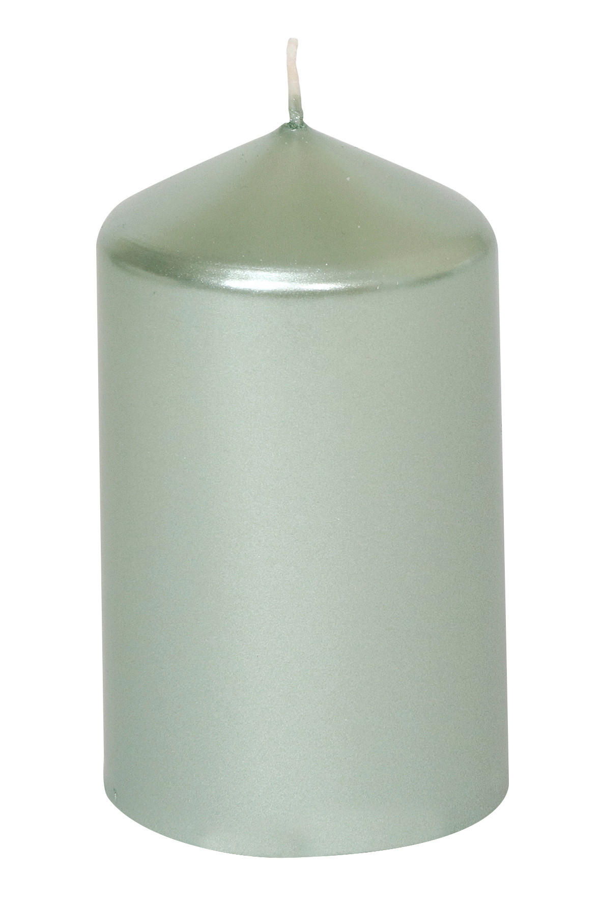 STUMPENKERZE 5,7/10 cm  - Mintgrün, KONVENTIONELL (5,7/10cm)