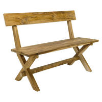 GARTENBANK 120/90/50 cm Teakholz   - Teakfarben, KONVENTIONELL, Holz (120/90/50cm) - Jan Kurtz