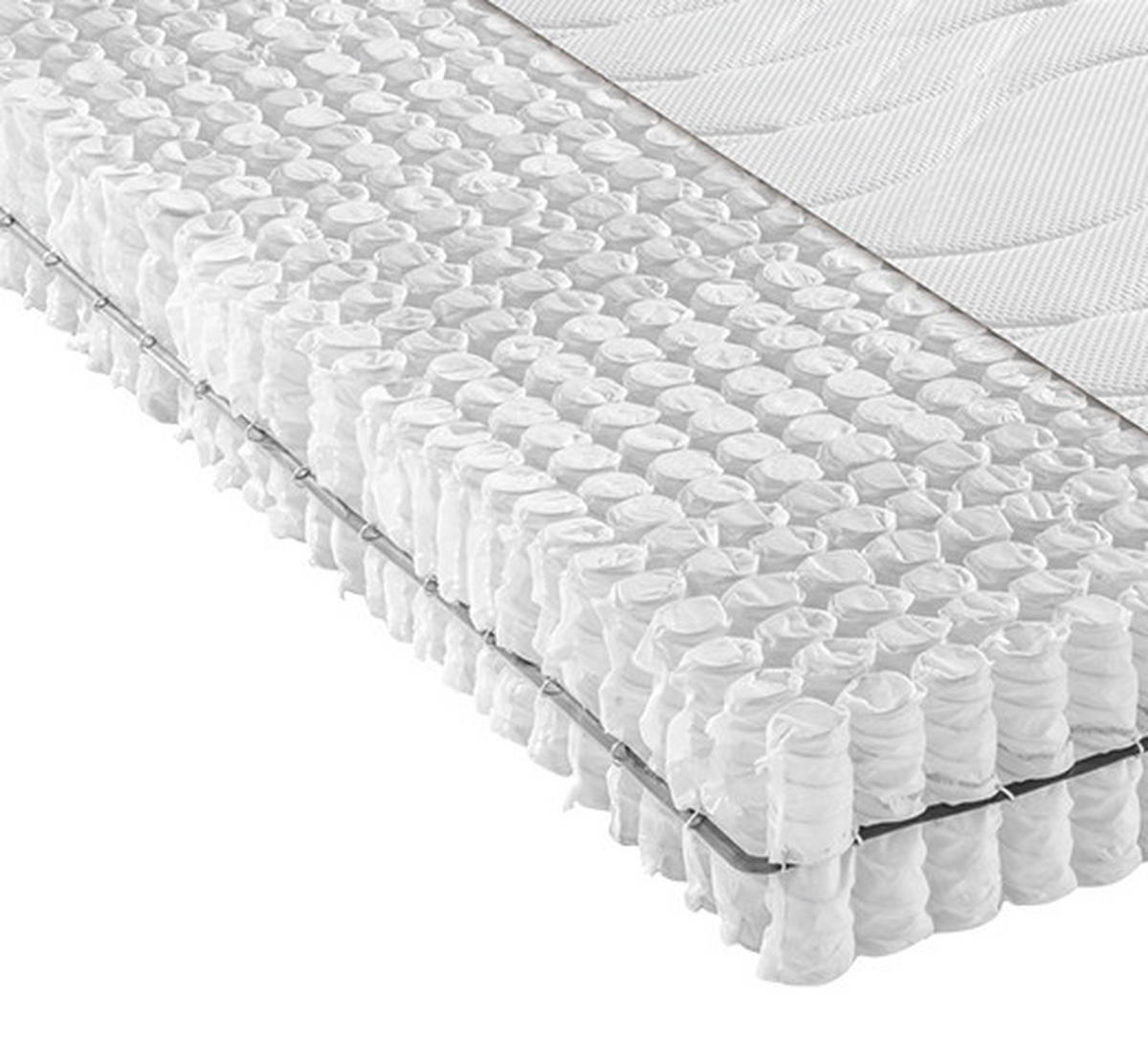 TASCHENFEDERKERNMATRATZE ORTHO STAR XXL 1000 T 160/200 cm Höhe ca. 19 cm  - Basics, Textil (160/200cm) - Novel