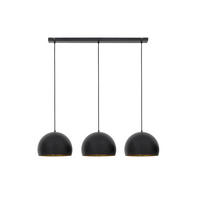 HÄNGELEUCHTE Jaicey 120/33/25 cm  - Goldfarben/Schwarz, Design, Metall (120/33/25cm) - Light & Living
