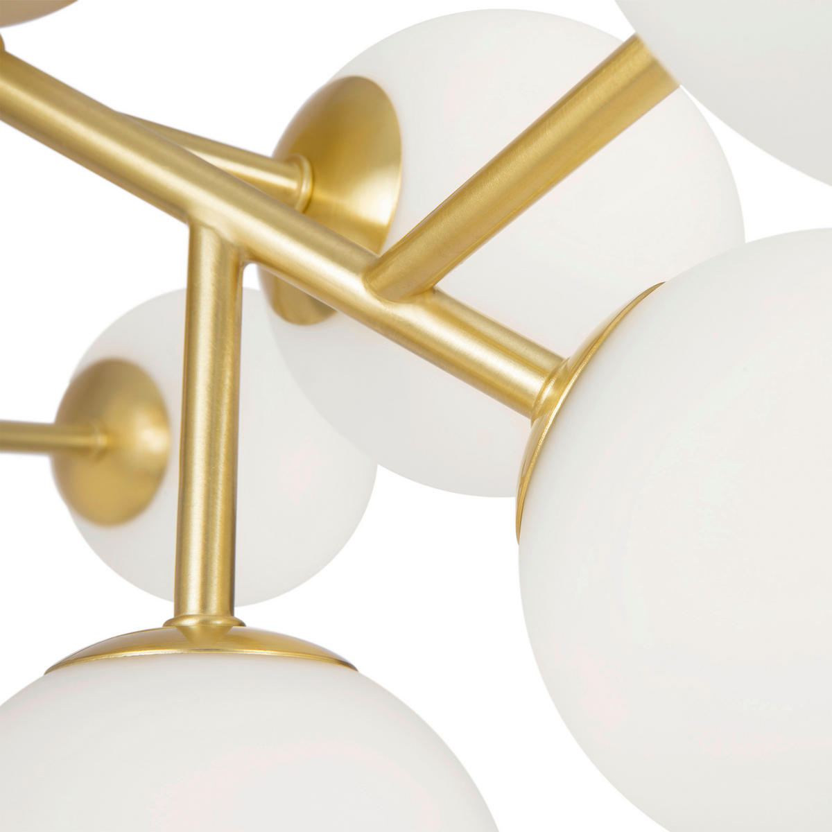 DECKENLEUCHTE 60/20/60 cm   - Messingfarben, Trend, Glas/Metall (60/20/60cm) - MAYTONI