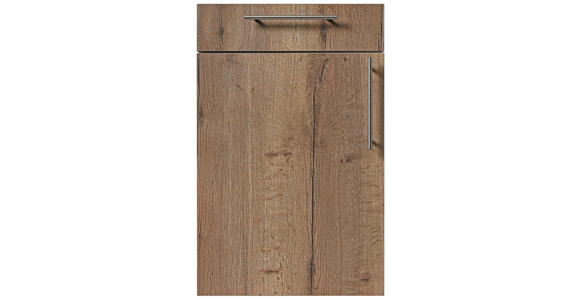 EINBAUKÜCHE   - Eichefarben, KONVENTIONELL, Holzwerkstoff - Novel