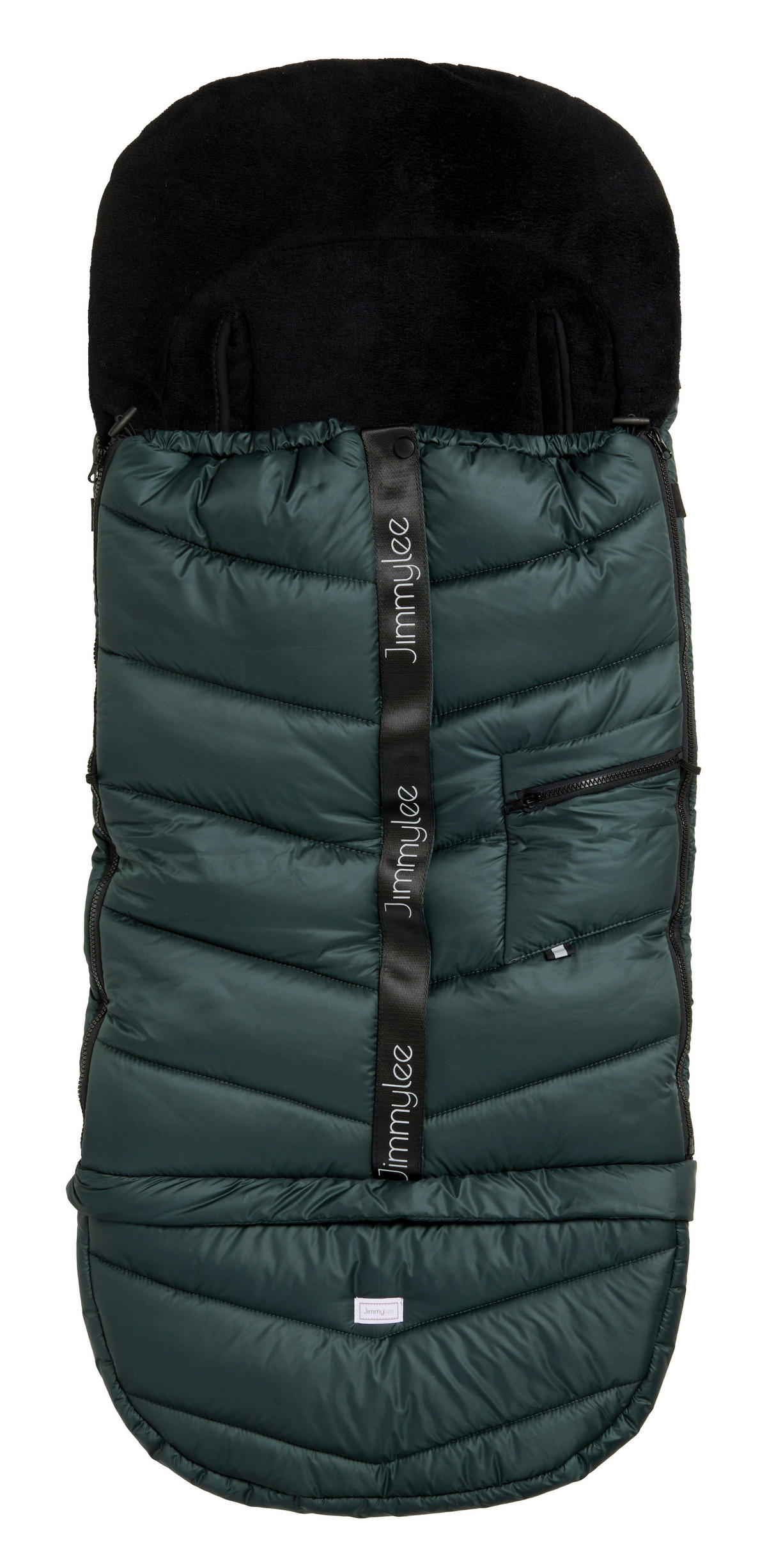 FUßSACK  - Dunkelgrün, Basics, Textil (113/45/7cm) - Jimmylee