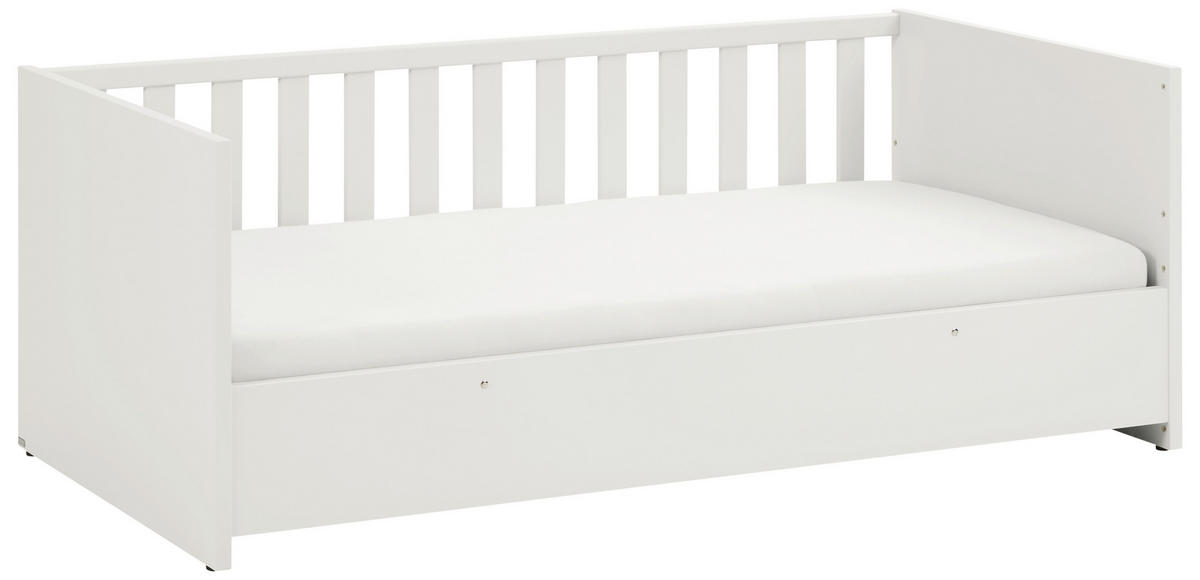 BODENBETT - Schwarz/Weiß, Basics, Holz/Kunststoff (145/75/51cm) - Paidi