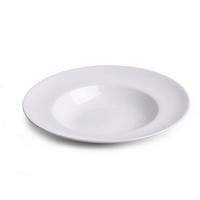 KROŽNIK ZA TESTENINE    27,5/6 cm       - bela, Basics, keramika (27,5/6cm)