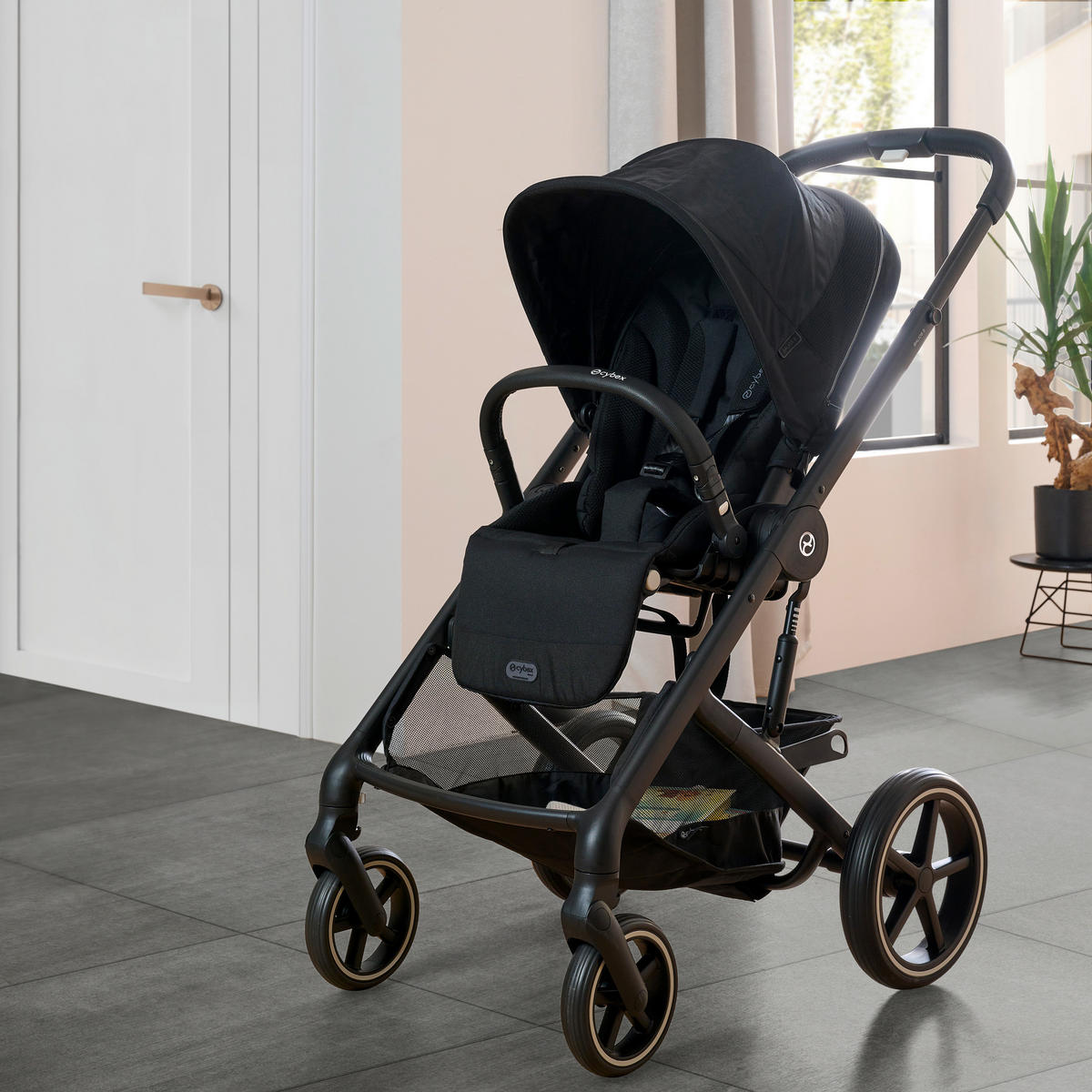 KINDERWAGENSET  Balios S Lux 3-in-1  Moon Black  - Basics (81/60/100cm) - cybex GOLD