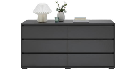 SIDEBOARD 160/79/48 cm in Anthrazit - Anthrazit, Design, Holzwerkstoff/Kunststoff (160/79/48cm) - Carryhome