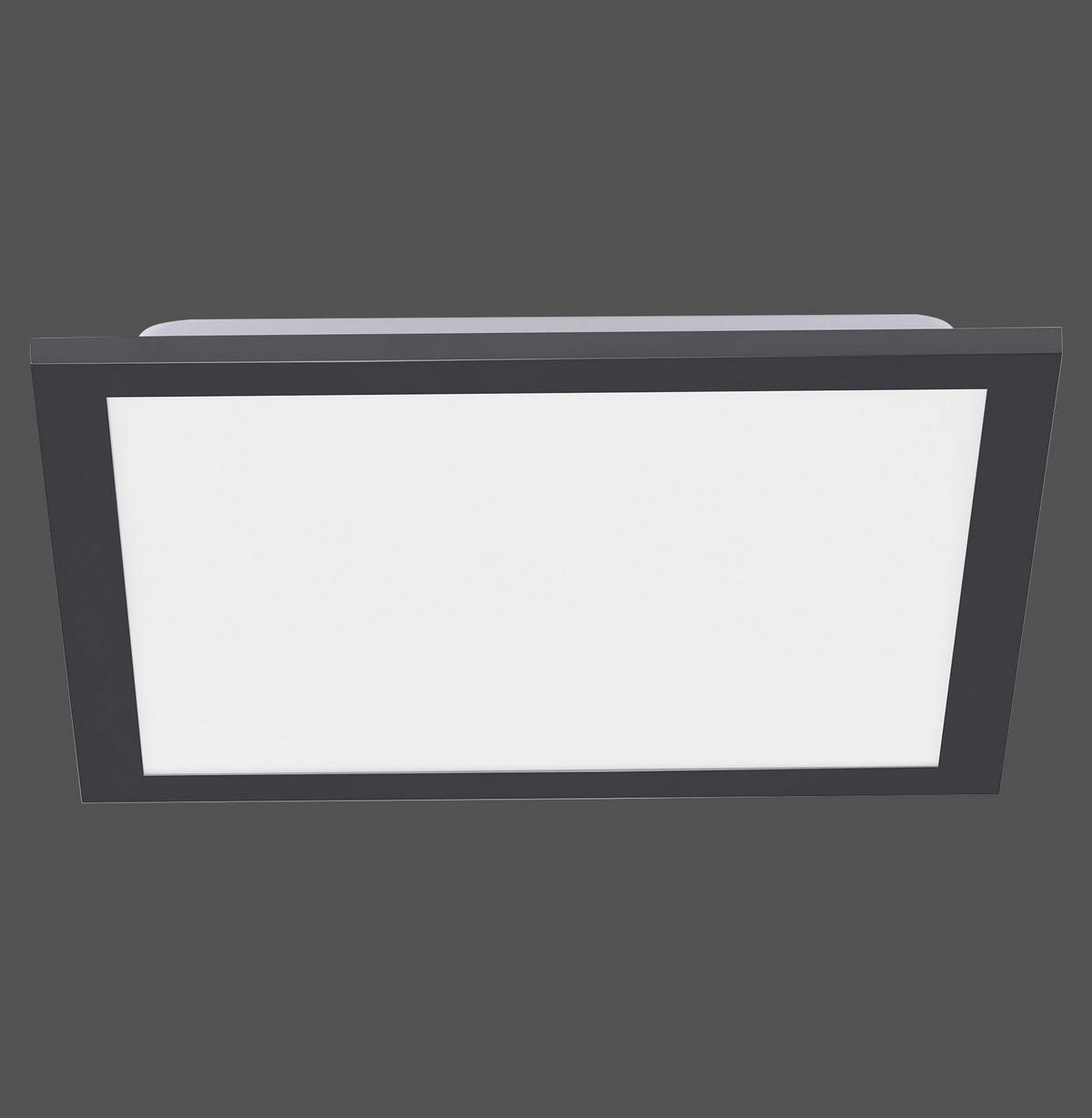 LED-DECKENLEUCHTE 29,5/29,5/6 cm   - Schwarz, Basics, Kunststoff/Metall (29,5/29,5/6cm)
