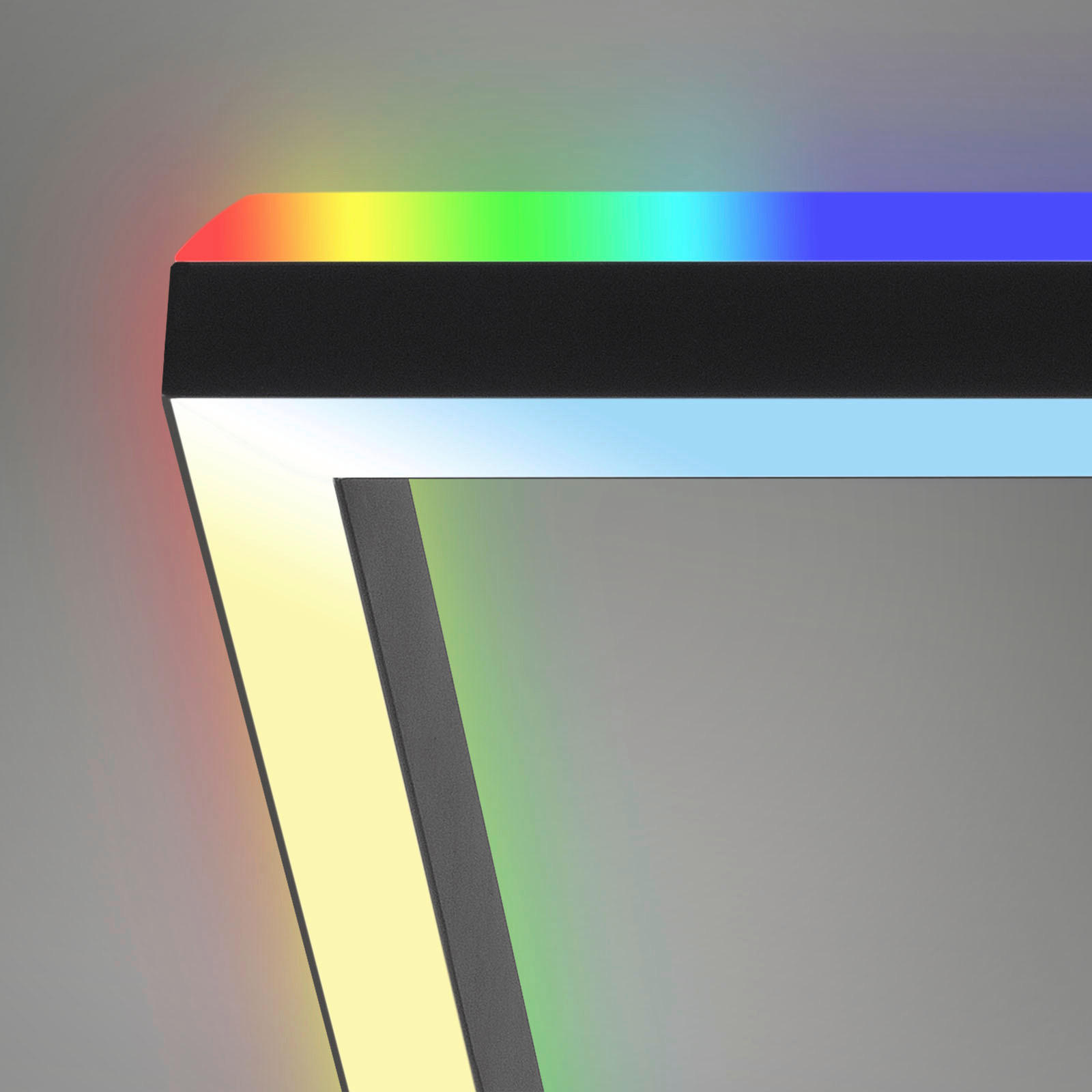 LED SVJETILJKA STROPNA  - crna, Design, metal (57/48/8,5cm)