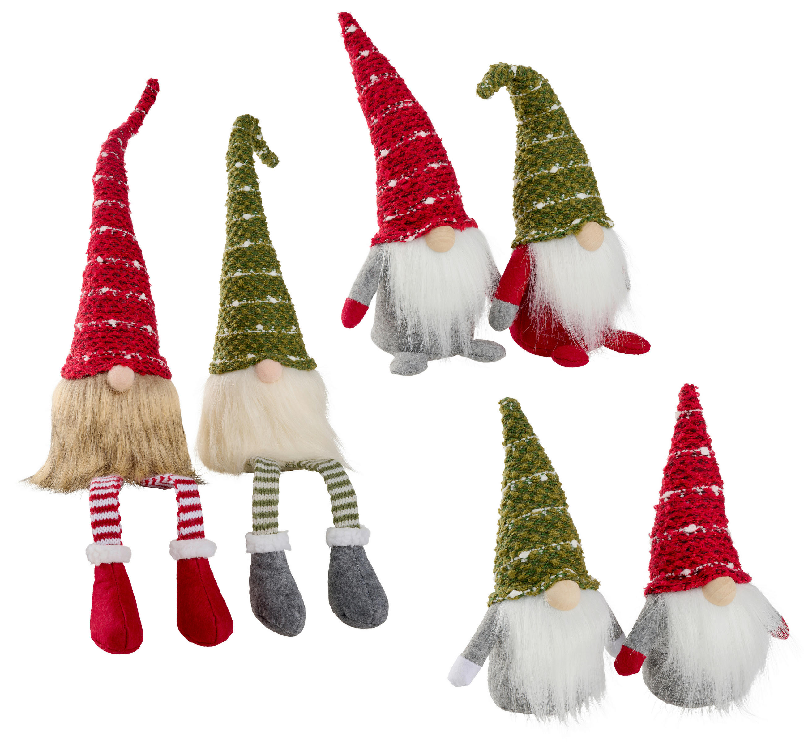 TOMTENISSE  - röd/grön, Lifestyle, plast (58cm) - X-Mas