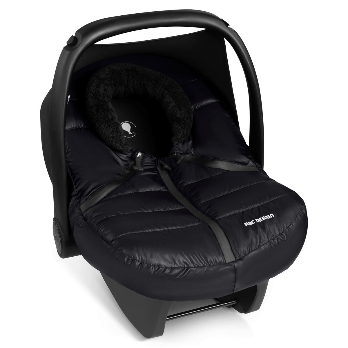 BABYSCHALEN-FUßSACK Tulip  - Schwarz, Basics, Textil (31/19/5cm) - ABC Design
