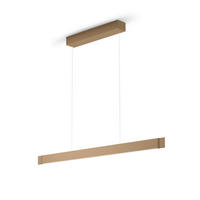 LED-HÄNGELEUCHTE Vana 130/10/210 / 16 cm  - Cappuccino, Design, Metall (130/10/210 / 16cm) - Helestra