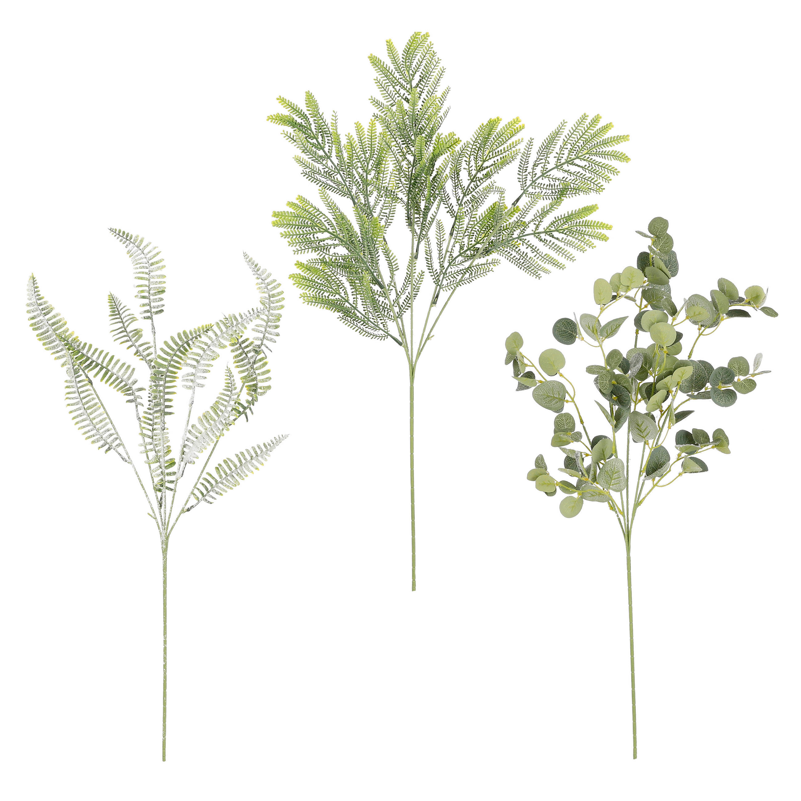 GRANA DEKORATIVNA  - zelena, Basics, plastika (70/25/7cm)