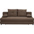 SCHLAFSOFA in Textil Hellbraun - Hellbraun/Schwarz, Design, Kunststoff/Textil (208/73-90/102cm) - Hom`in SCHLAFSOFA in Textil Hellbraun - Hellbraun/Schwarz, Design, Kunststoff/Textil (208/73-90/102cm) - Hom`in