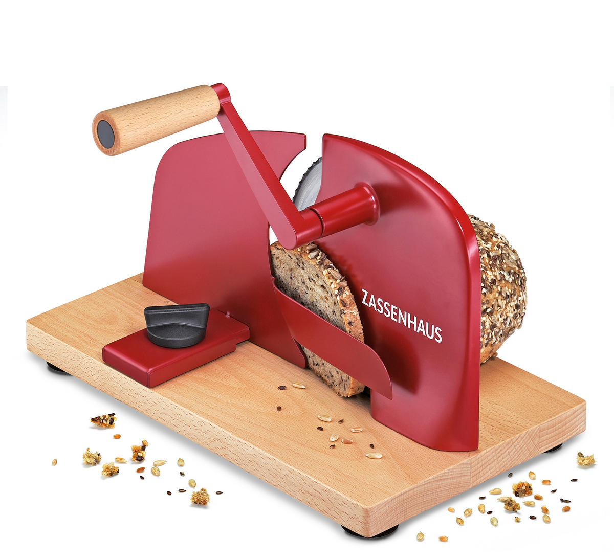 ALLESSCHNEIDER   - Rot, Basics, Holz/Metall (32,5/25,5/20cm) - Zassenhaus