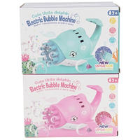 PIŠTOLA ZA MILNE MEHURČKE - pink/svetlo modra, Basics, umetna masa (19/11/13cm)