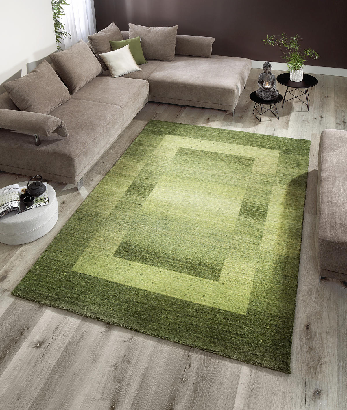 ORIENTTEPPICH 90/160 cm Henry Green  - Grün, Konventionell, Textil (90/160cm) - Cazaris
