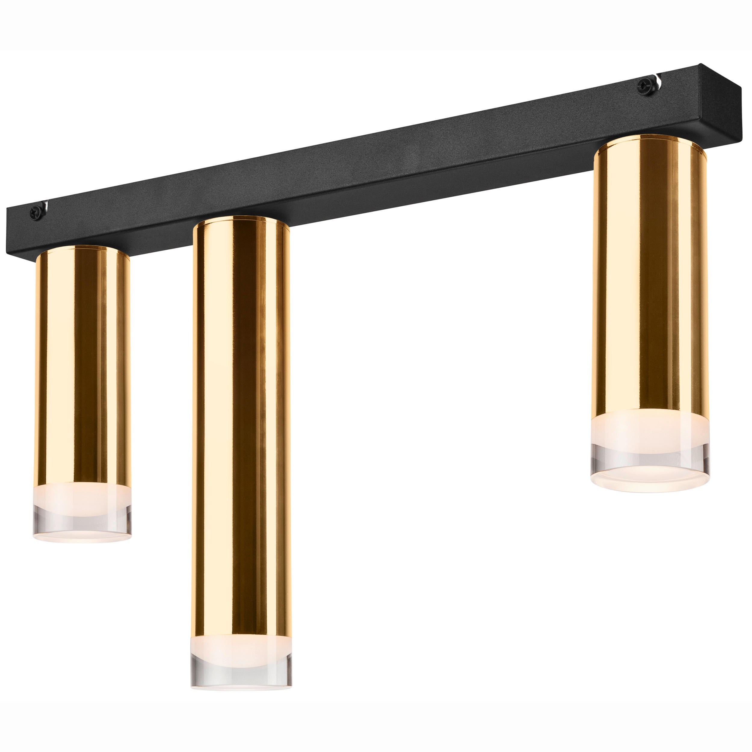 DECKENLEUCHTE    50/50/32 cm  - Goldfarben, Basics, Metall (50/50/32cm)