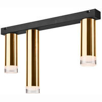 DECKENLEUCHTE    50/50/32 cm  - Goldfarben, Basics, Metall (50/50/32cm)