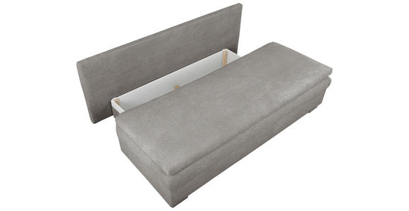SCHLAFSOFA  in Struktur Dunkelgrau  - Dunkelgrau/Schwarz, KONVENTIONELL, Kunststoff/Textil (195/93/83cm) - Carryhome