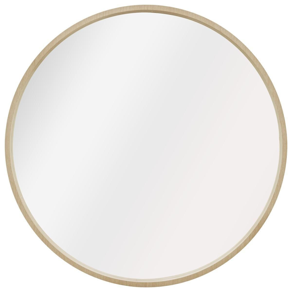 STENSKO OGLEDALO, les, steklo - barve hrasta, Design, steklo/les (80cm) - Xora