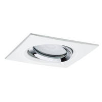 LED-DECKENLEUCHTE 9,3 cm  - Chromfarben/Weiß, Basics, Metall (9,3cm) - Paulmann
