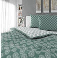 WENDEBETTWÄSCHE Satin 200/200 cm  - Grün, KONVENTIONELL, Textil (200/200cm) - Esposa