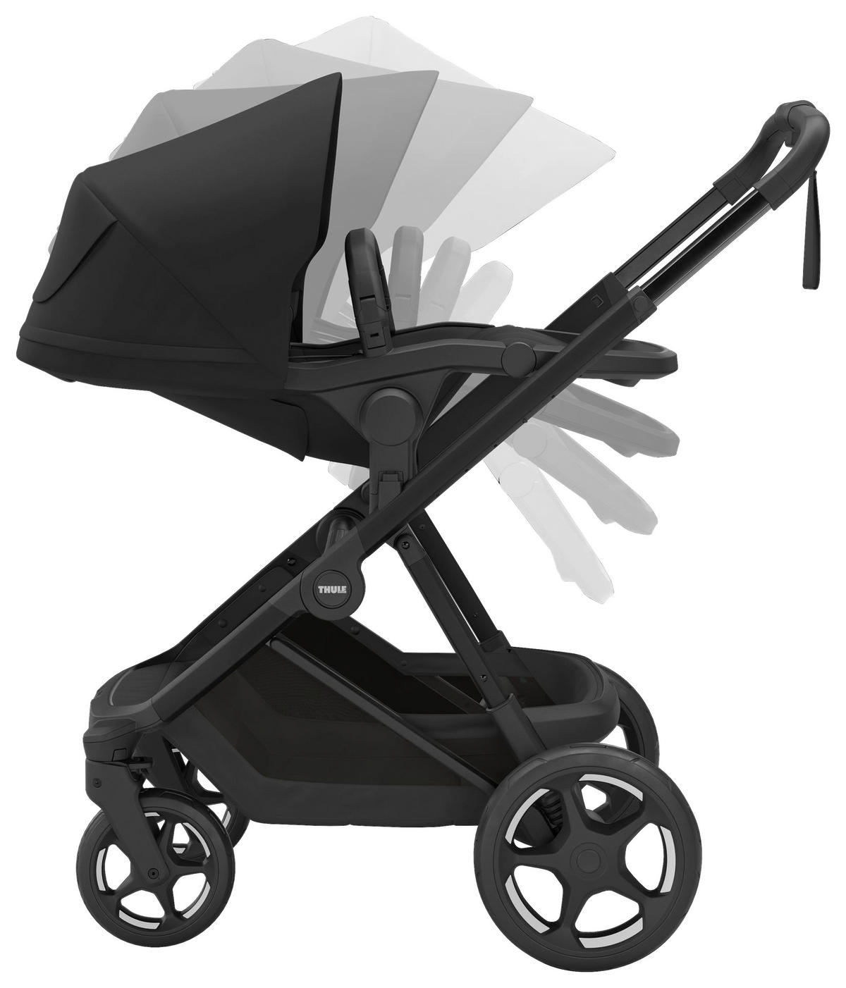 KOMBIKINDERWAGEN Charm 2in1  - Schwarz, Design, Kunststoff/Metall (91/61/59null) - Thule