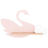 VÄGGLAMPA FÖR BARN Swan 27/12/31 cm   - vit/pink, Basics, metall/trämaterial (27/12/31cm)