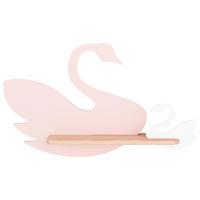 VÄGGLAMPA FÖR BARN Swan 27/12/31 cm   - vit/pink, Basics, metall/trämaterial (27/12/31cm)